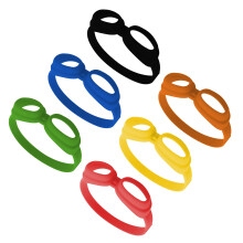 Lot de 6 autocollants colorés pour bouteilles de bière,