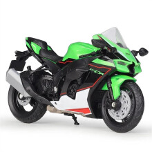 Scale Model Motorcycle Simulation Diecast Model Collection Gift 1/18 For Kawasaki Ninja ZX10R Green