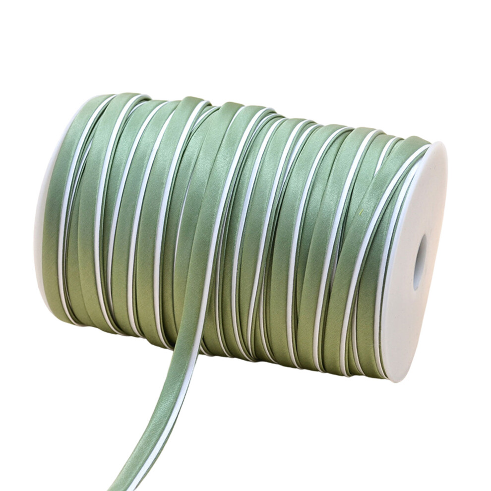 109Yard Cheongsam Insert Trim Ribbon-Lotus Leaf Green Plu 7627000875570