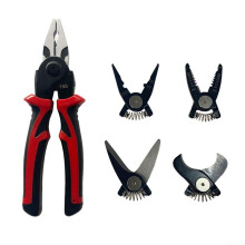 5 in 1 Pliers Set For Wire Stripping, Cutting And Crimping Ergonomic Handles, Electrical Wiring Tool