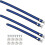Stilt  Kit with Adjustable Nylon Straps, Screws and 5