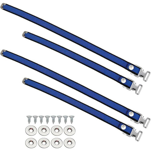 Stilt  Kit with Adjustable Nylon Straps, Screws and 2