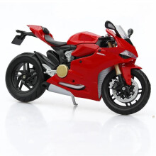 Scale Model 1/12 Motorcycle Metal Model Collection Simulation Diecasts Gifts For Ducati 1199 Panigale red