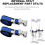 Stilt  Kit with Adjustable Nylon Straps, Screws and 2