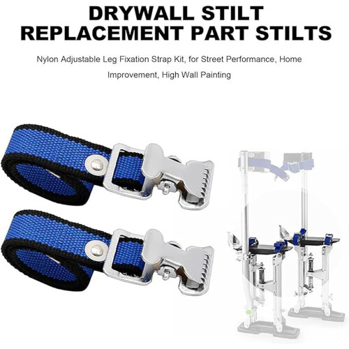 Stilt  Kit with Adjustable Nylon Straps, Screws and 1