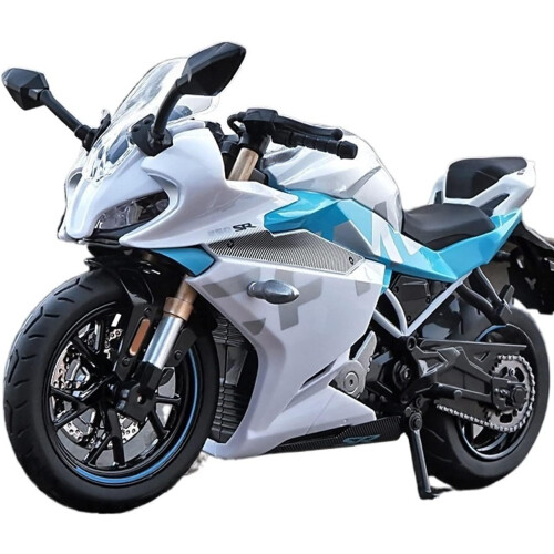 Spring Breeze CF 250SR 1:12 Scale Diecast Motorcycle Model With Sound And Light, Gift 1