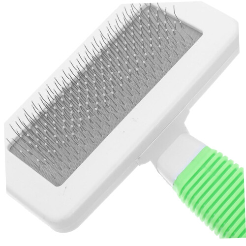 Long Light Green Shedding Comb for Pets 1