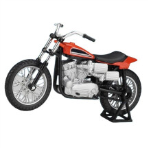 Accurate scale model 1:18 for HarleyDavidson XR 750 1972 diecast metal motorcycle model, motorcycle collectibles, Rosso.