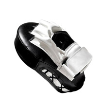 MMA Focus Mitts For Boxing Training, Curved Thai Pads, Muay Thai, Durable Leather, Density Foam, One Size