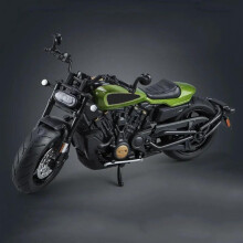 1/12 Scale DieCast Metal Motorcycle Model Harley Sportster S Gray Collectible