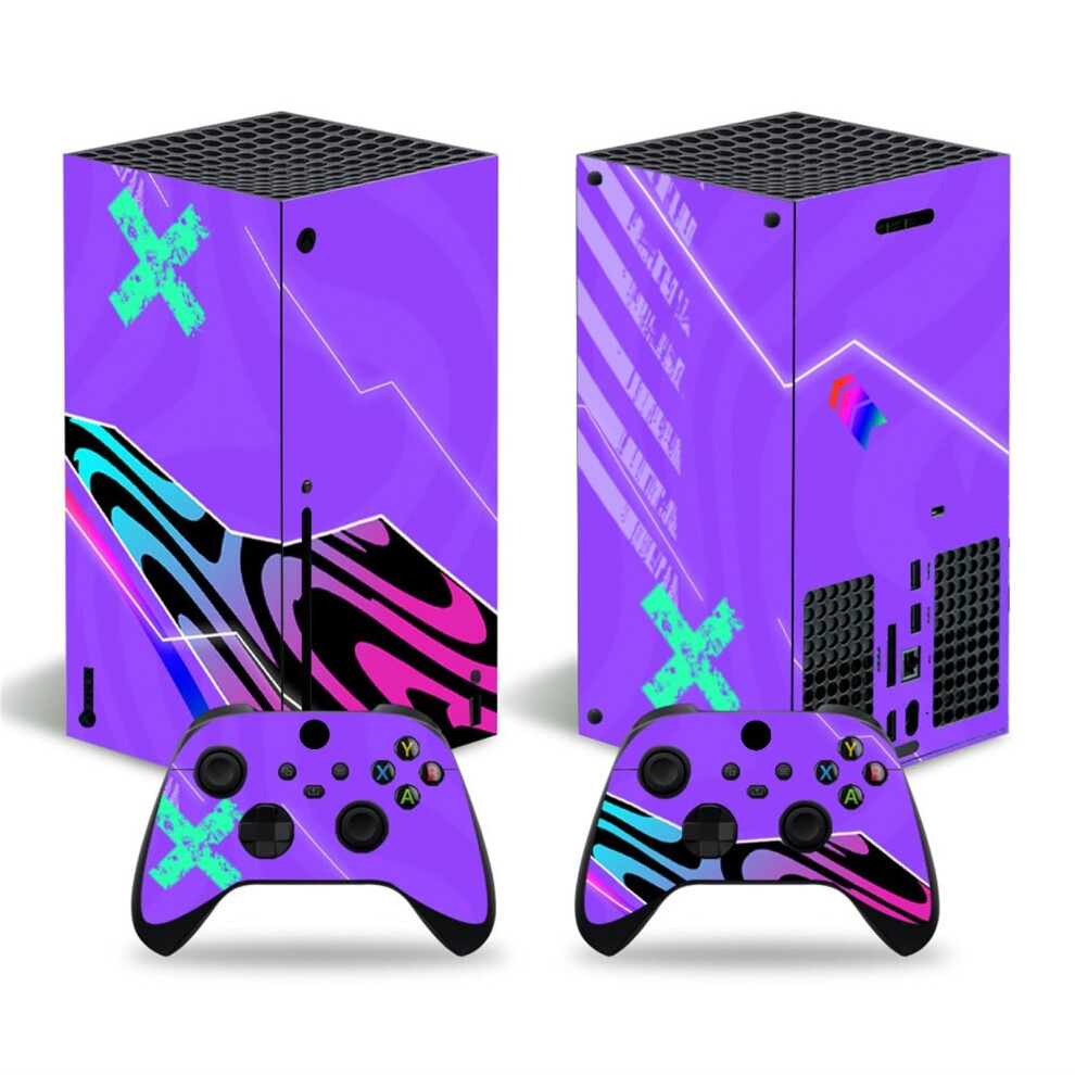 Vinyl Sticker Cover For Series X Console Cases Stickers With Two Wireless Controller Stickers 02203 Skin Stickers Bubble Controller Skins 9426802308839