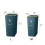Convenient Push Lid Waste Basket Solid for Daily Use -L Blue 4
