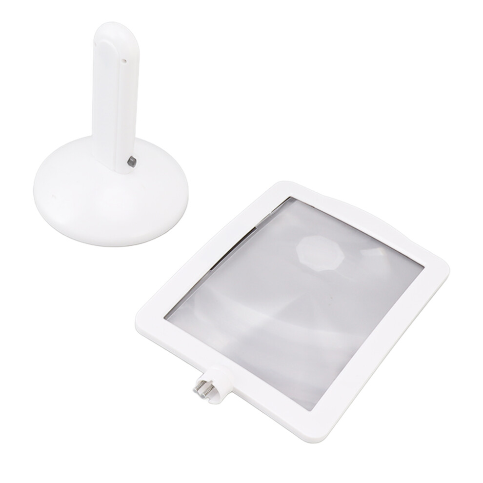 Light Adjustable Led Magnifier: Desktop Handheld Magnifying Tool With High Definition Zoom For Enhanced Viewing Experience