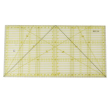 Quiltlinialen, acryl naailinialen voor knutselprojecten, precisiesnijgereedschap, antislip stoffenlinialen, perfect voor het naaien van quiltpatronen.