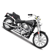 Scale Model 1:18 For Harley Davidson FXST Softail 1984 DieCast Vehicles Collectibles Hobbies Motorcycle Model Toy Black