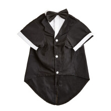 Shirt for Small Dogs Jumpsuit Sweet Dogs Cats Jumpsuit-Black S