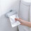 Roll Dispenser Bin Liners Bags Storage Bin Bags Gray 2