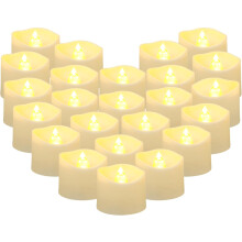 Velas de LED com temporizador e pavio 3D realista, à prova de vento, para uso interno e externo, alimentadas por bateria, sem chama e com efeito de