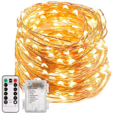 200 LED String Lights with Timer Function, Timer Function LED Fairy Lights for Indoor Outdoor Decor, Wide Application Fairy Lights Suitable For Patio