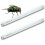 Long Lifetime Electronic Insect Zapper Replacement Tubes, Bug Zapper Light Tubes Replacement for 20W Bug Killer Device, Premium Copper Electric 1