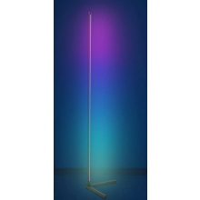 LED Standing Floor Lamp for Game Room, APP and Remote Control with Dimmable Ambient Lighting, Music Sync RGB Color Changing Lamp Compatible with