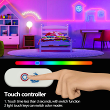 LED Neon Rope Lights Room Decor, Remote and App Control Color Changing Flexible Neon LED Strip, Music Sync RGB LED Lights for Bedroom Gaming Living