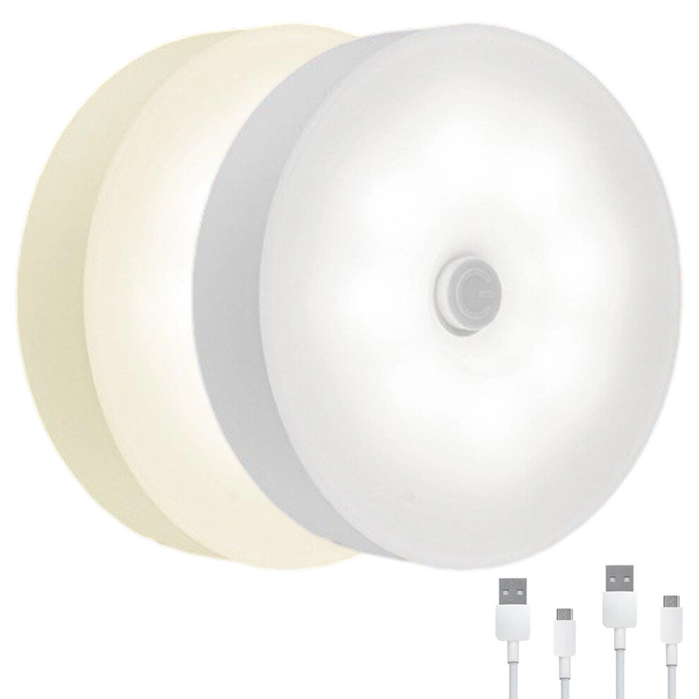 Rechargeable Motion Sensor Light Indoor, Rechargeable Battery Auto-On/Off Dimmable Led Night Lights With Motion Sensor Usb Magnetic Stick-On For 9358999850450