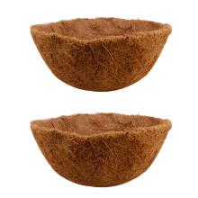 Natural Coconut Fiber Liners For Hanging Baskets, Replaceable Coco Liner With Excellent Breathability And Water Absorption, Prefabricated Rounded Desi