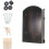 T05667 Letter Box with Fixing Kit  Antique 3