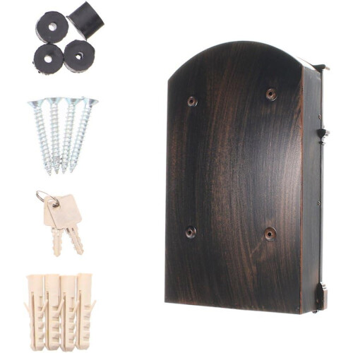 T05667 Letter Box with Fixing Kit  Antique 2