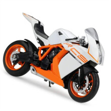 Scale Model For 1190 RC 8 R Diecast Metal Motorcycle Model Motorcycle Collectibles 1/10 White