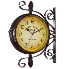 Large Wall Clocks, DoubleSided Wall Clock, Bracket Clock, Outdoor Garden Clock, Silent NonTicking, Vintage Retro Indoor Outdoor