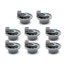 Rouleaux de support inférieur pour lave-vaisselle, 8 pièces,