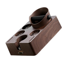 Ensemble de pressage de café-Mul de couleur de grain de bois