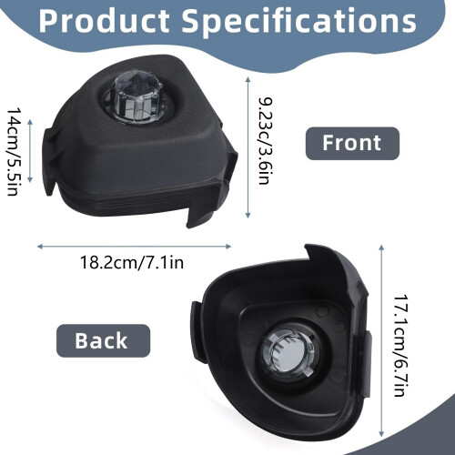 Locking Lid Blender Locking Cover Replacement Lid Blender Cover 2
