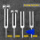 4 Pack Tuning Fork Set Sound Healing Tool Metal Texture-silver 7