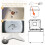 Stainless Steel Texture Bread Machine Part Bread Maker Dough 6