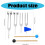 4 Pack Tuning Fork Set Sound Healing Tool Metal Texture-silver 4