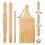 Gnocchi Pastas Making Set Includes Wood Board Ravioli Stamp 1