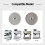 Water Distribution Net Coffee Filter Disk Stainless Steel Filter 2