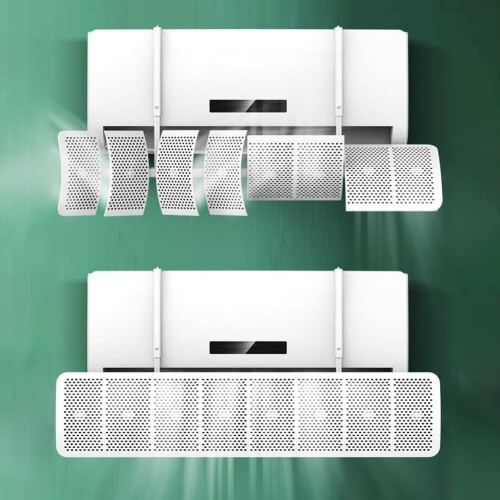 Wall AC Wind Deflector 8 Directional Adjustments, Fresh And Comfortable Air Distribution, Carbon Filter, WallMounted 1