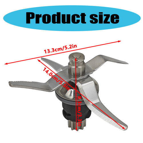 Mixer Blade for Efficient Food Processing Stainless Steel 2