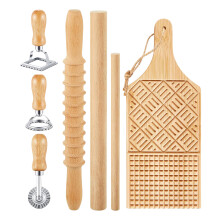 Wood Board Ravioli Stamp Rolling Pin Gnocchi Board Perfect for