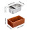 Large Coffee Grounds Box Metal Texture Espresso Dump Bin Coffee 3
