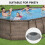 Pool Screw Nuts Pool Replacement Part Suitable for Pumps and 2