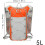 Hydration Pack  Jogging Daypack  Breathable Reflective Backpack for Running, Cycling, Hiking Orange C 4