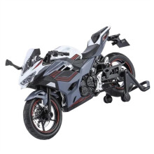 Scale Model For Kawasaki Ninja 400 1:12 Motorcycle Model Diecast Metal Motorcycle Collectibles gray