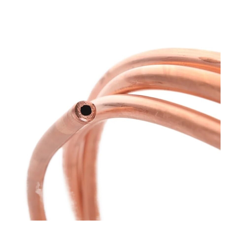 1 M Red Copper Tube T2 Â 2Â5 Mm Outer Diameter, Soft Ac Refrigerant Tube For Hvac Cooling Systems (Od 4 X T 1) 9365049896115