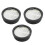 3 Pack Round Filter Set Vacuum Filter Vacuum Cleaner Replacement 1