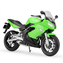 Scale Model For Kawasaki Ninja 650 R 1:10 Diecast Metal Motorcycle Model Birthday Gift Ornaments Green